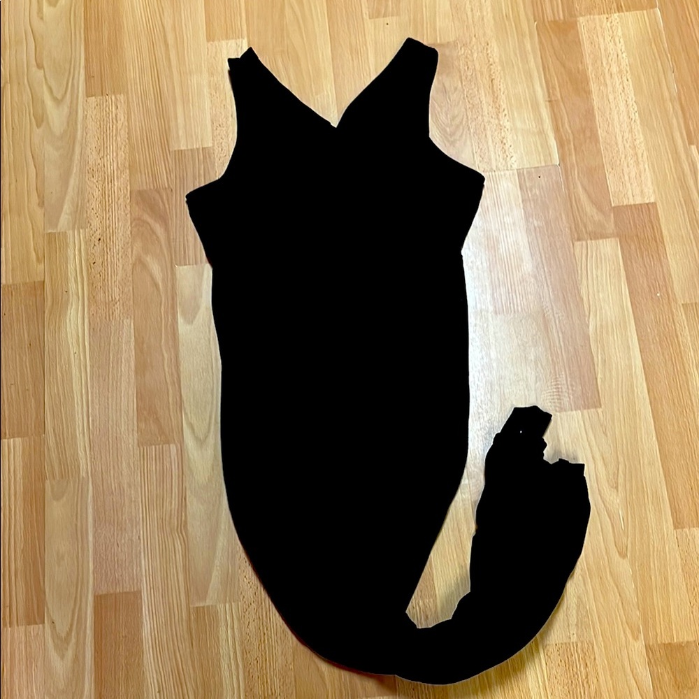 a:glow Black Sleeveless maternity sundress